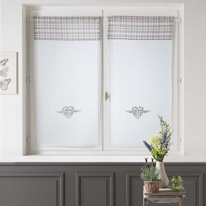 Adjustable Café Curtain Rod 1/2" Diameter - Extends 19.8" To 30.1" | Evideco Brand 5 thumbnail image